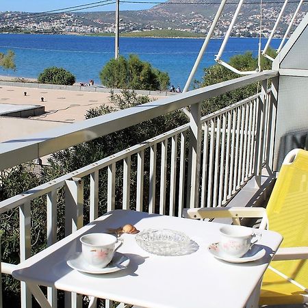 Apartment Sea View In Front Of The Beach Of Agia Marina Porto Rafti Ngoại thất bức ảnh