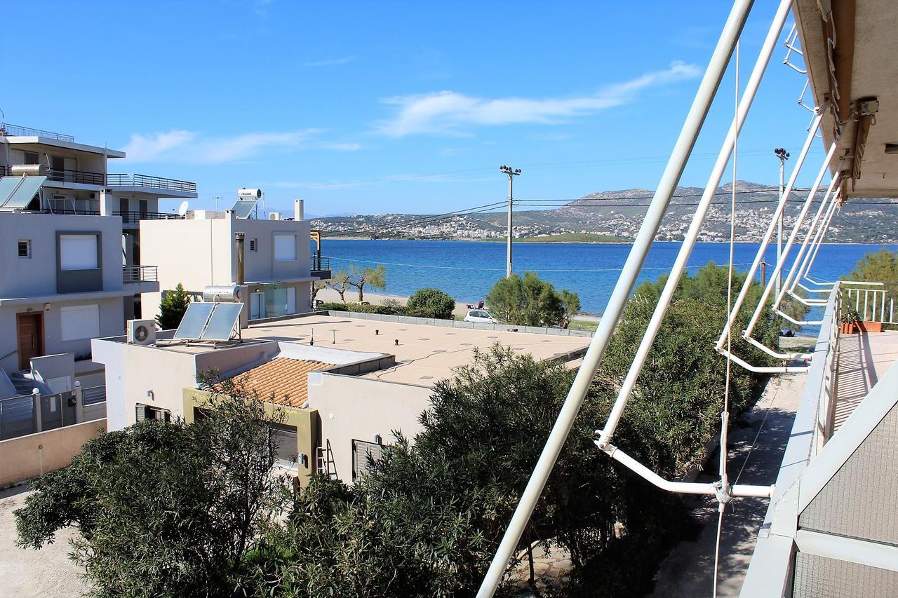 Apartment Sea View In Front Of The Beach Of Agia Marina Porto Rafti Ngoại thất bức ảnh